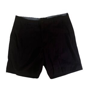 Chaps Golf Shorts Men's Navy Blue Flat Front Chinos Size 36